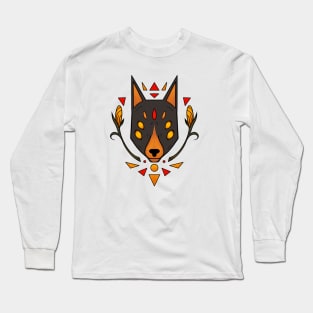 Four Eyed Doberman Long Sleeve T-Shirt